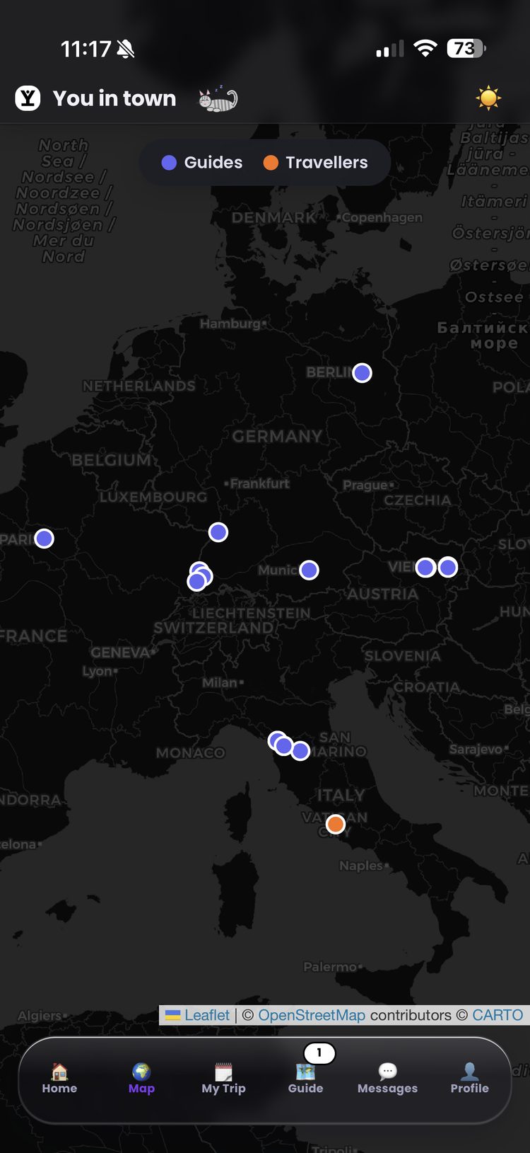 See locals and travellers around the world