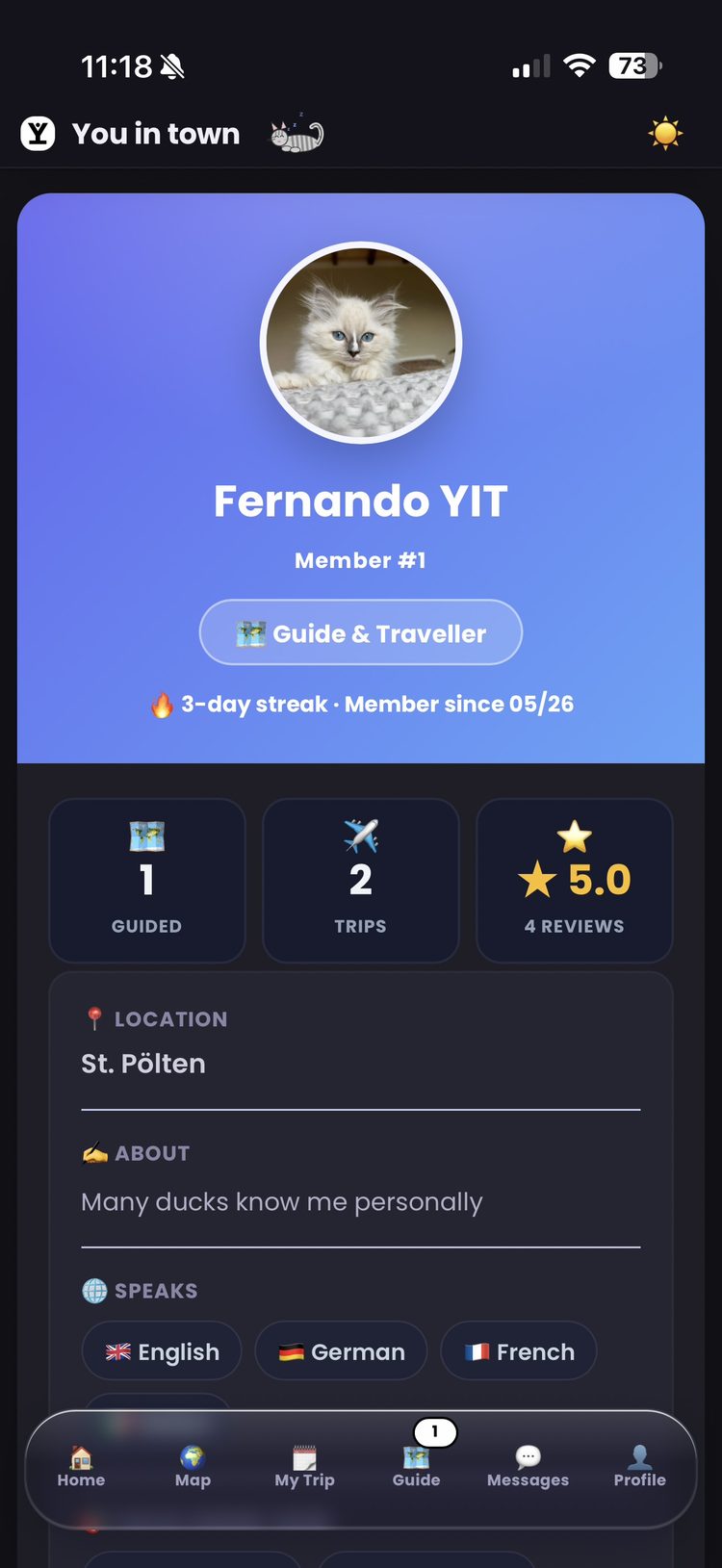 Real profiles with real reviews